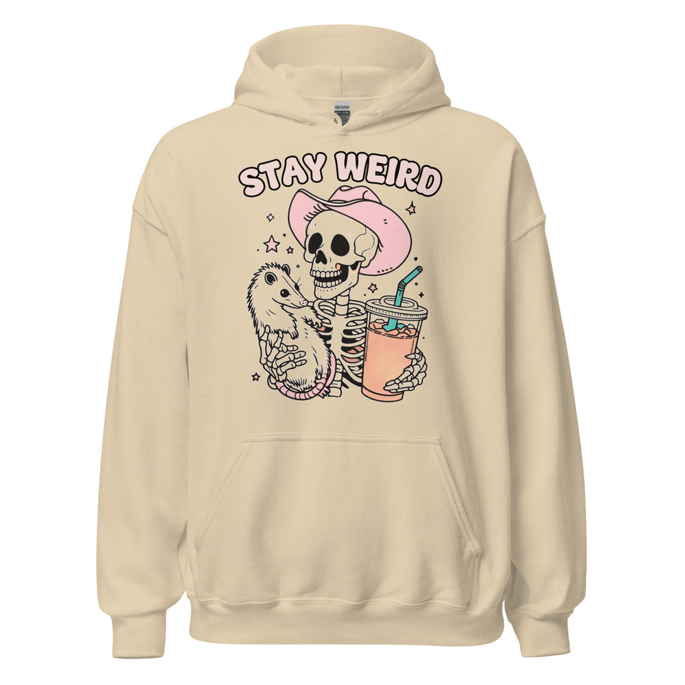 Stay Weird Skeleton Hoodie