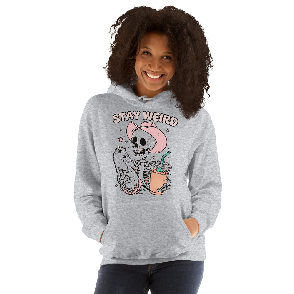 Stay Weird Skeleton Hoodie