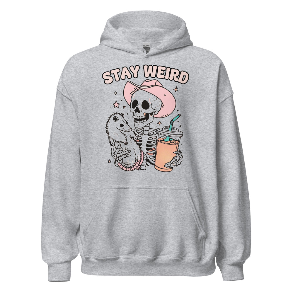 Stay Weird Skeleton Hoodie