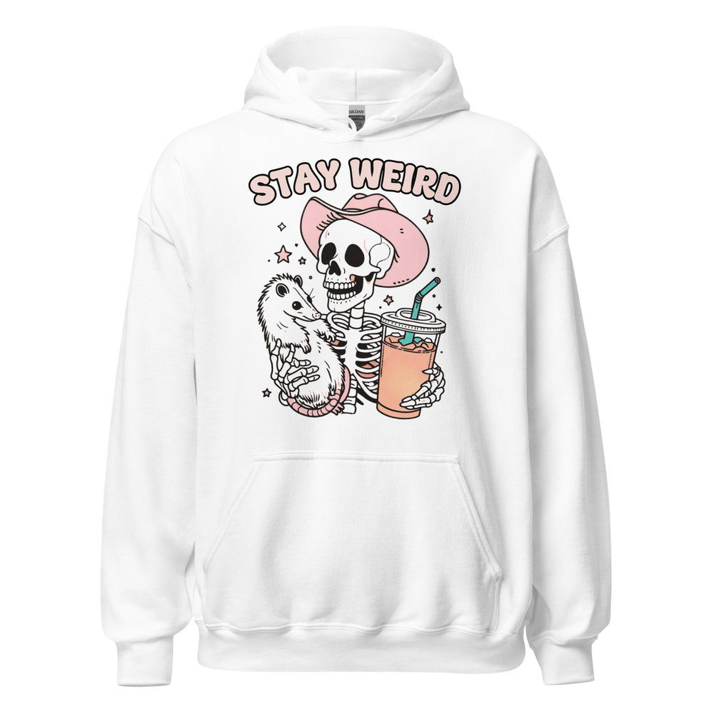 Stay Weird Skeleton Hoodie