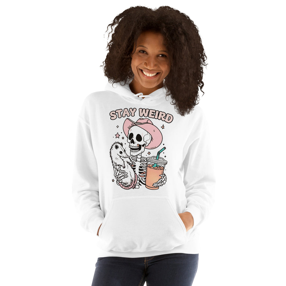 Stay Weird Skeleton Hoodie