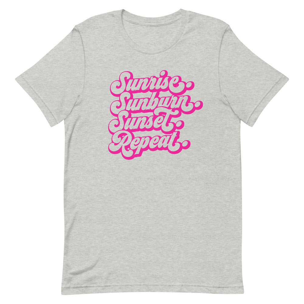 Sunrise Sunburn Sunset Repeat T-Shirt