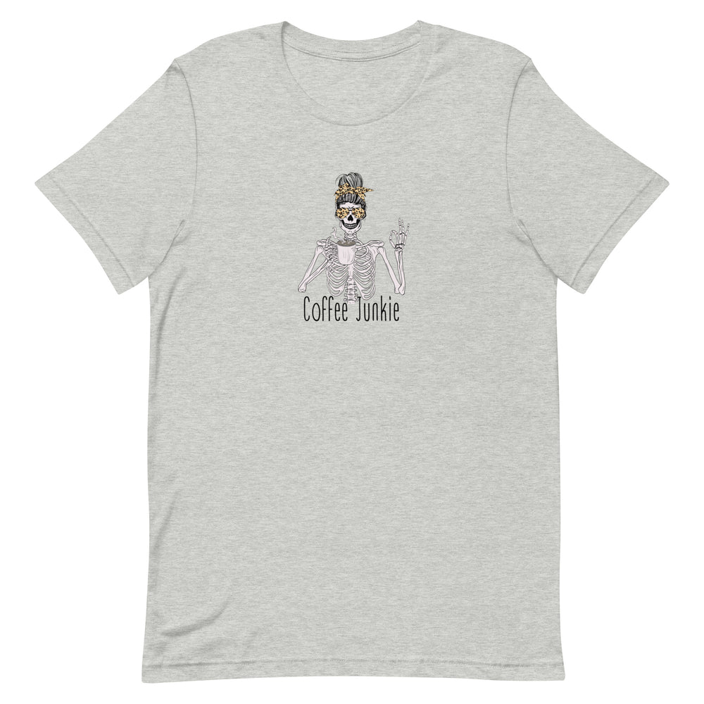 Coffee Junkie Unisex t-shirt