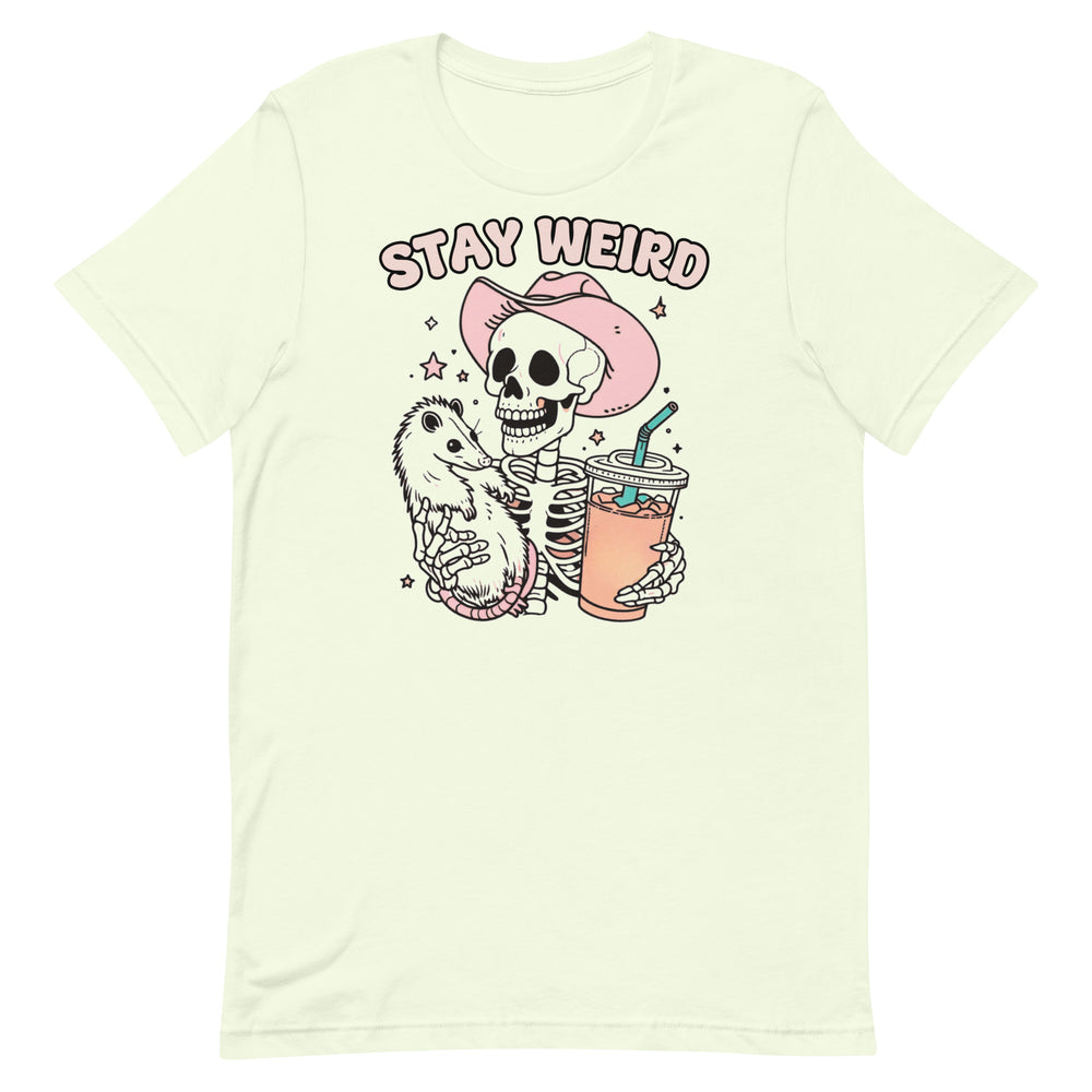 Stay Weird Skeleton T-Shirt