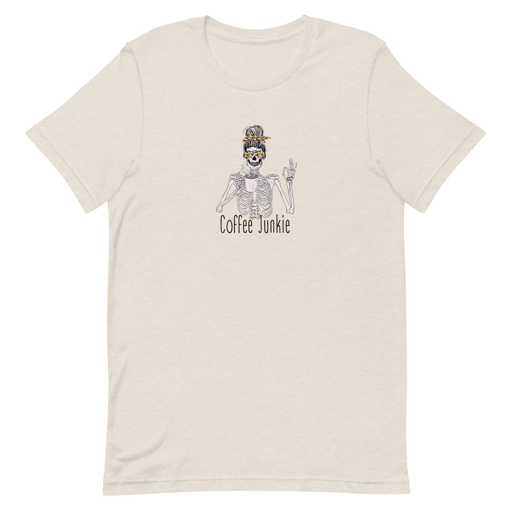 Coffee Junkie Unisex t-shirt