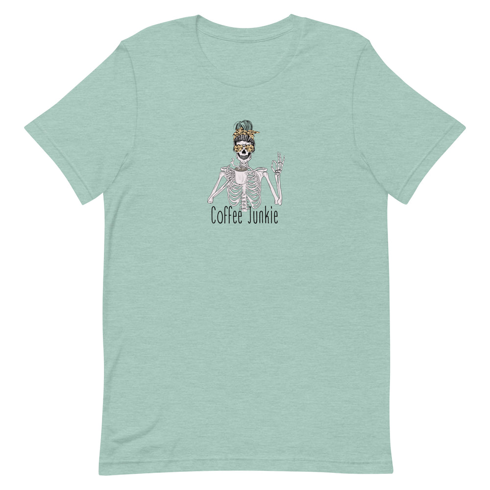 Coffee Junkie Unisex t-shirt