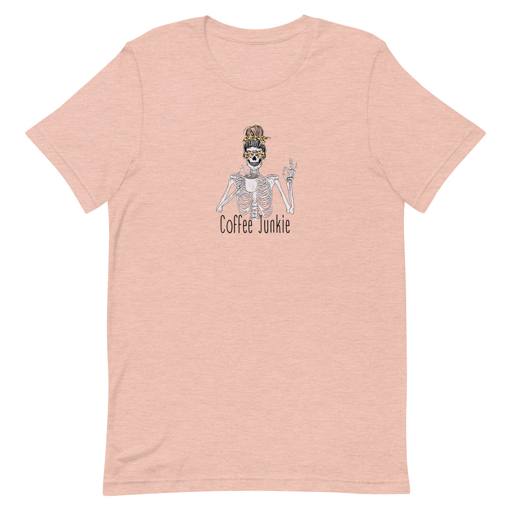 Coffee Junkie Unisex t-shirt