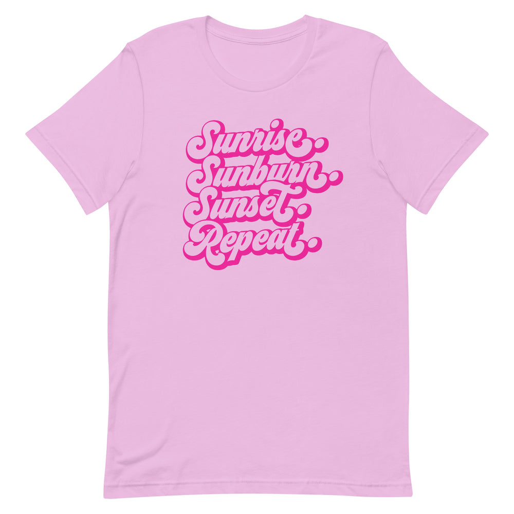 Sunrise Sunburn Sunset Repeat T-Shirt