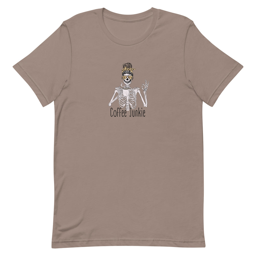 Coffee Junkie Unisex t-shirt