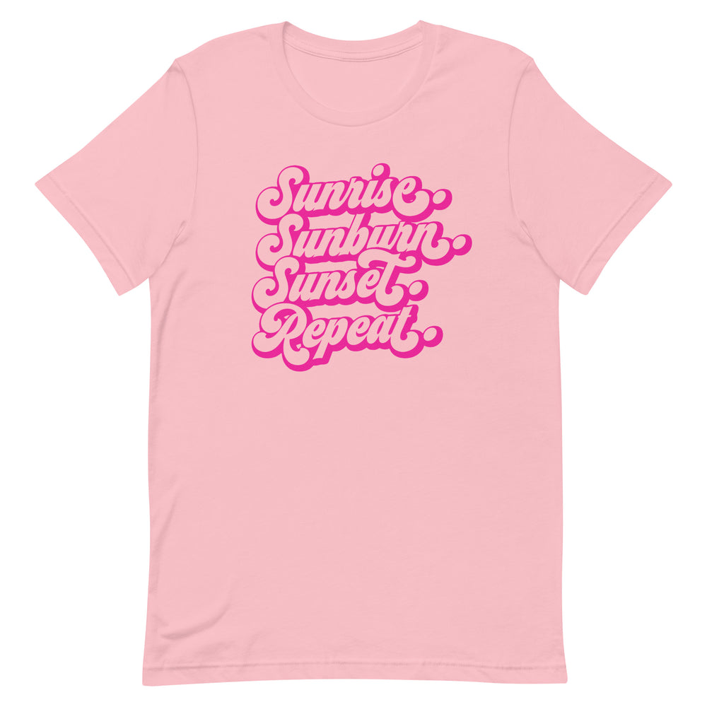 Sunrise Sunburn Sunset Repeat T-Shirt