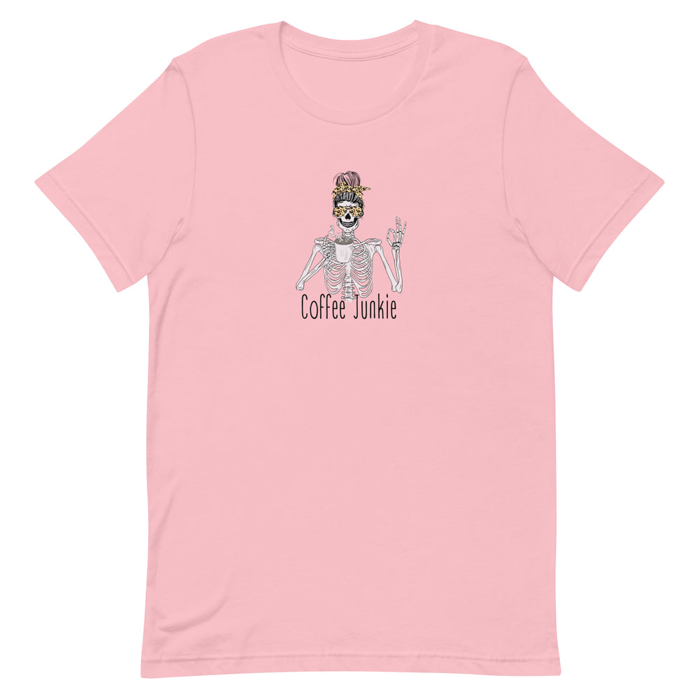 Coffee Junkie Unisex t-shirt