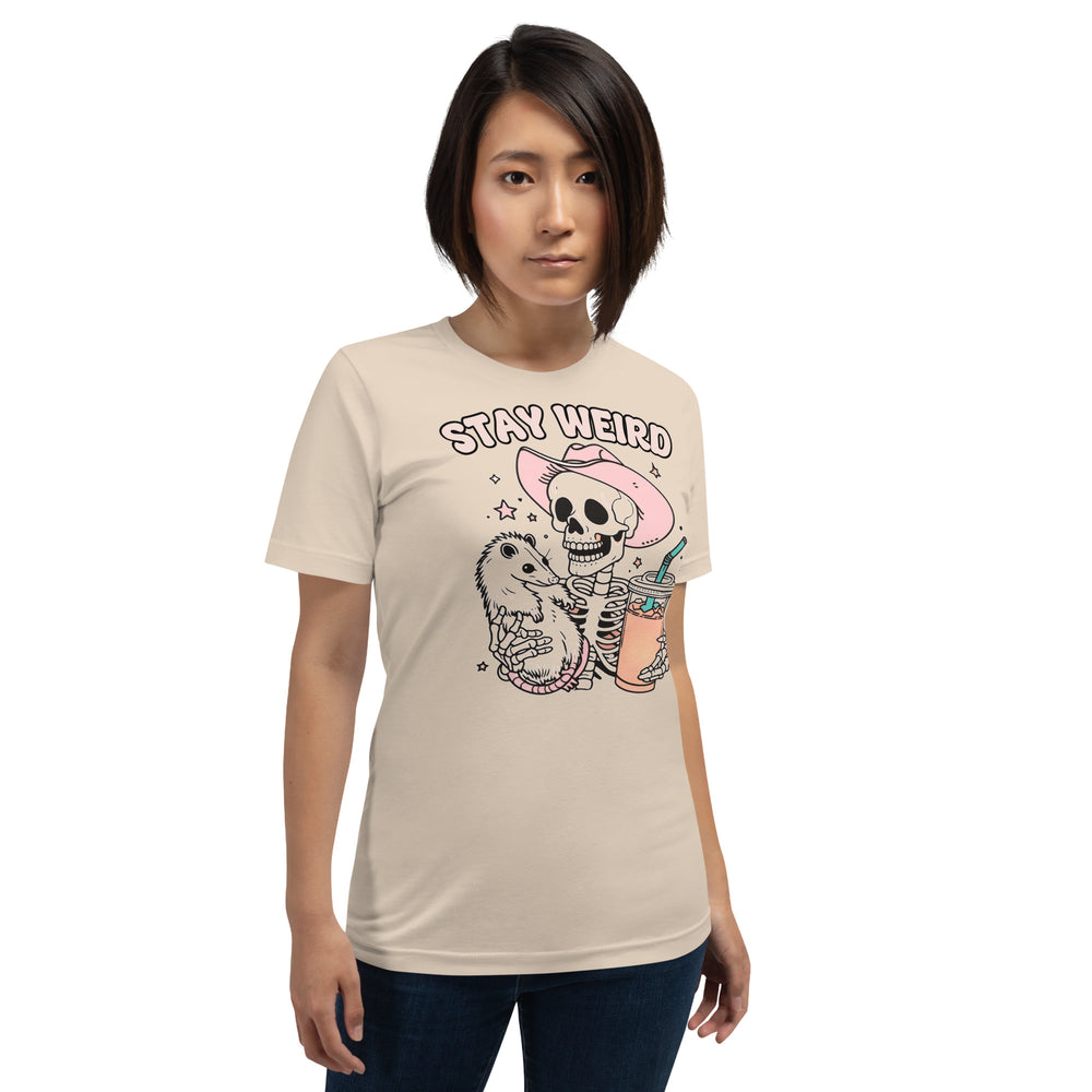 Stay Weird Skeleton T-Shirt