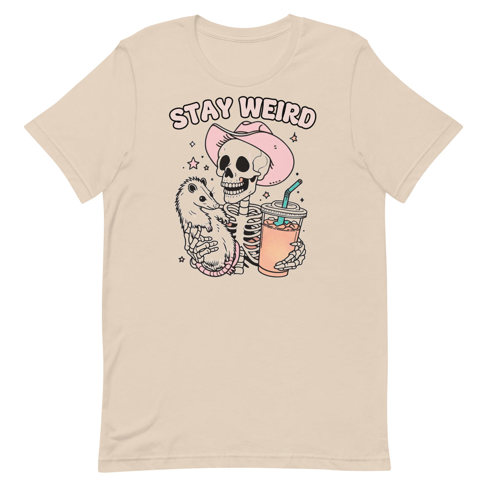 Stay Weird Skeleton T-Shirt