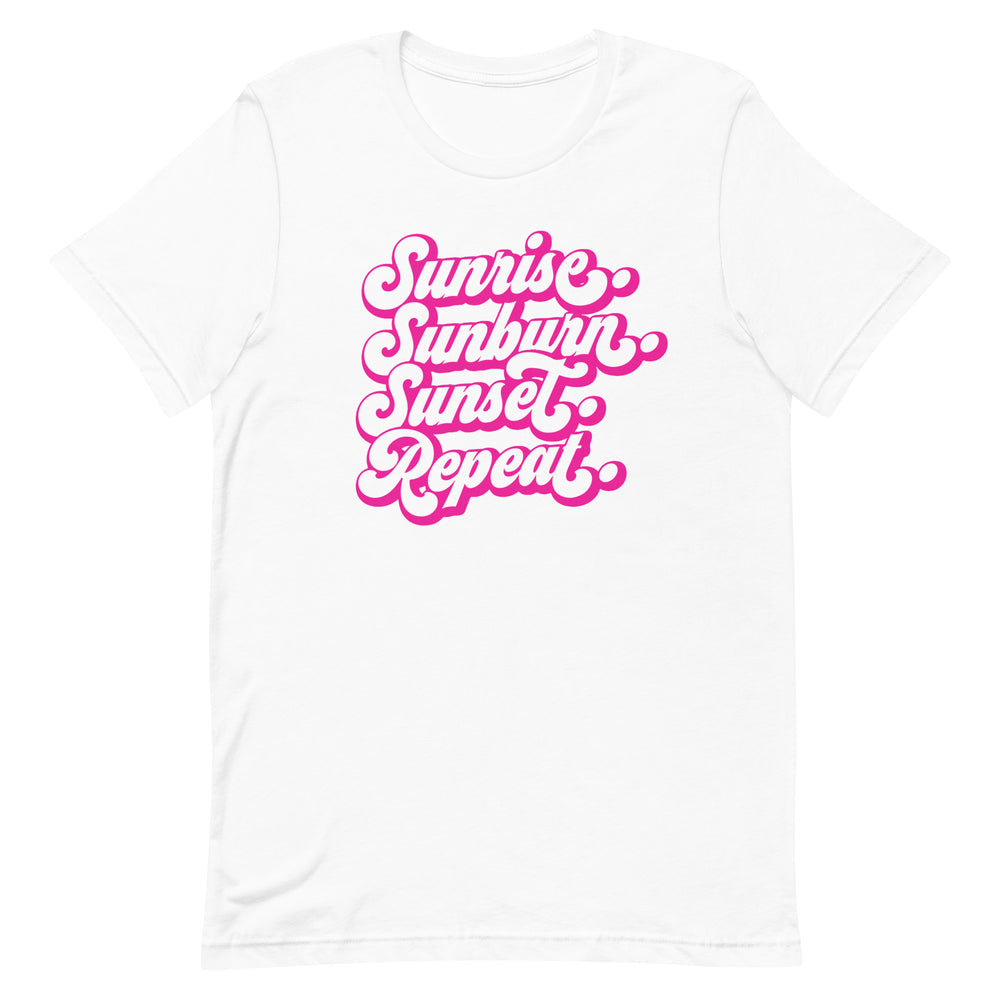 Sunrise Sunburn Sunset Repeat T-Shirt