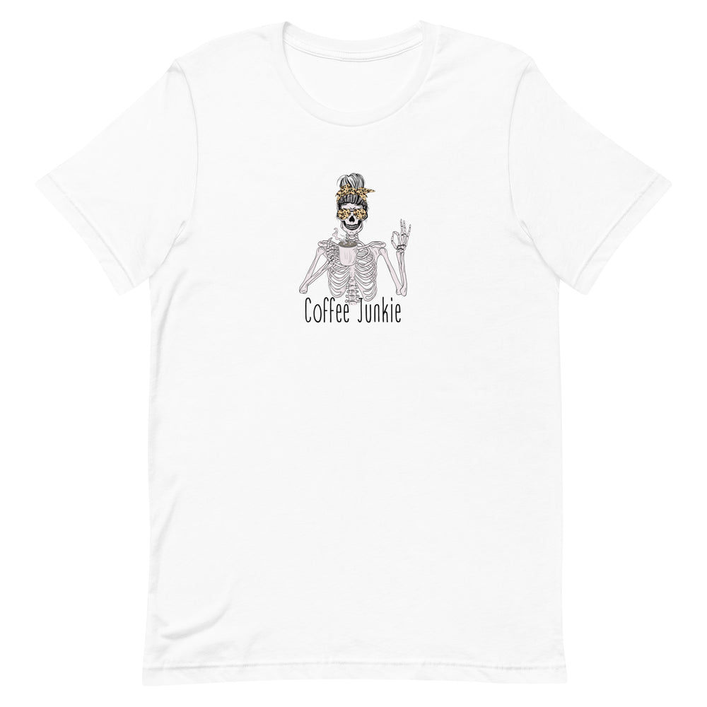 Coffee Junkie Unisex t-shirt