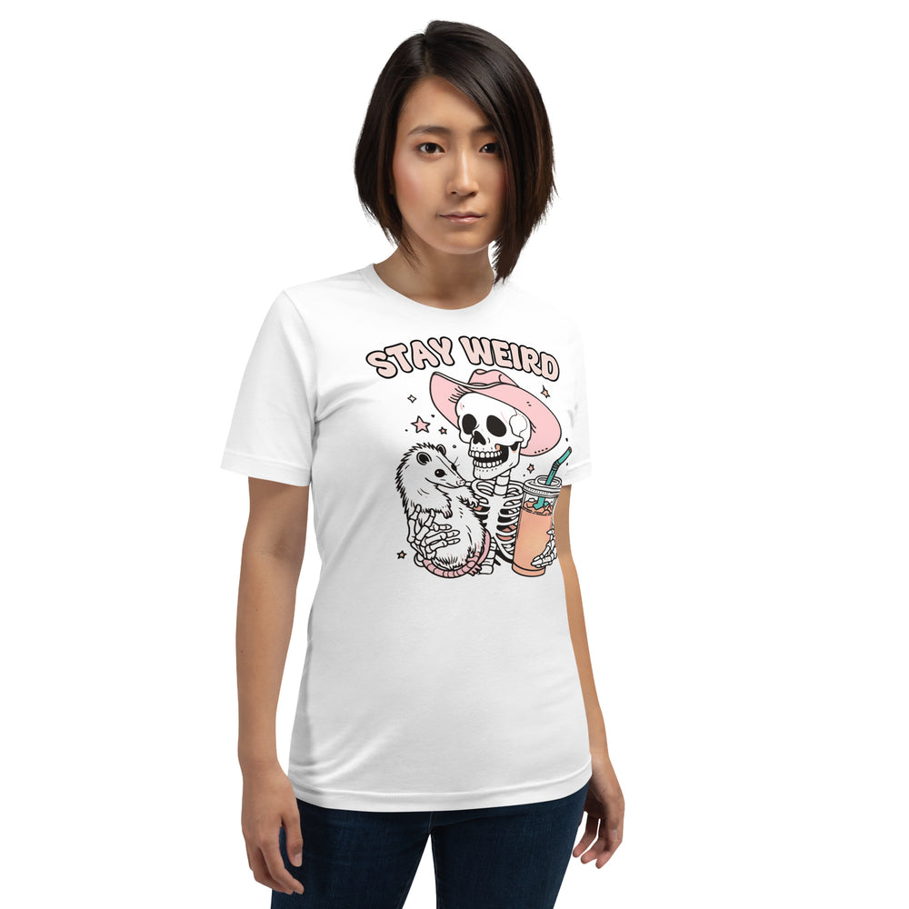 Stay Weird Skeleton T-Shirt