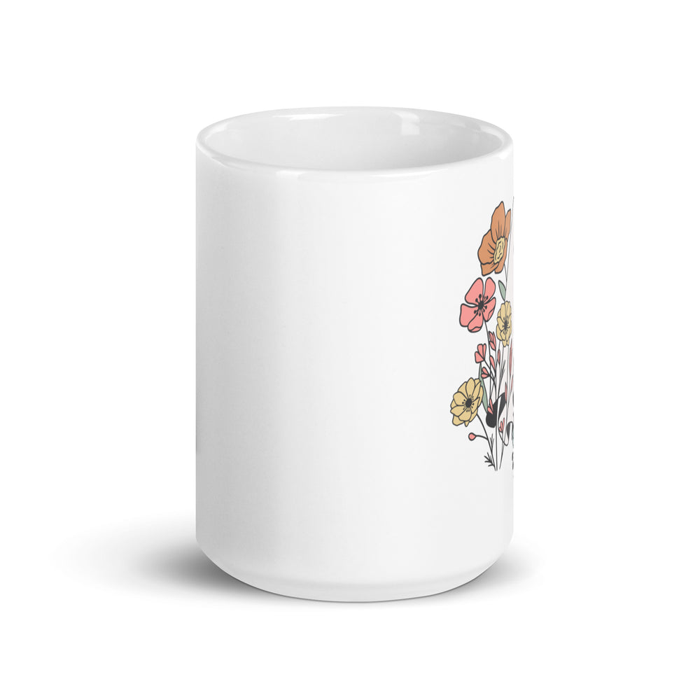 Floral Ghost Mug