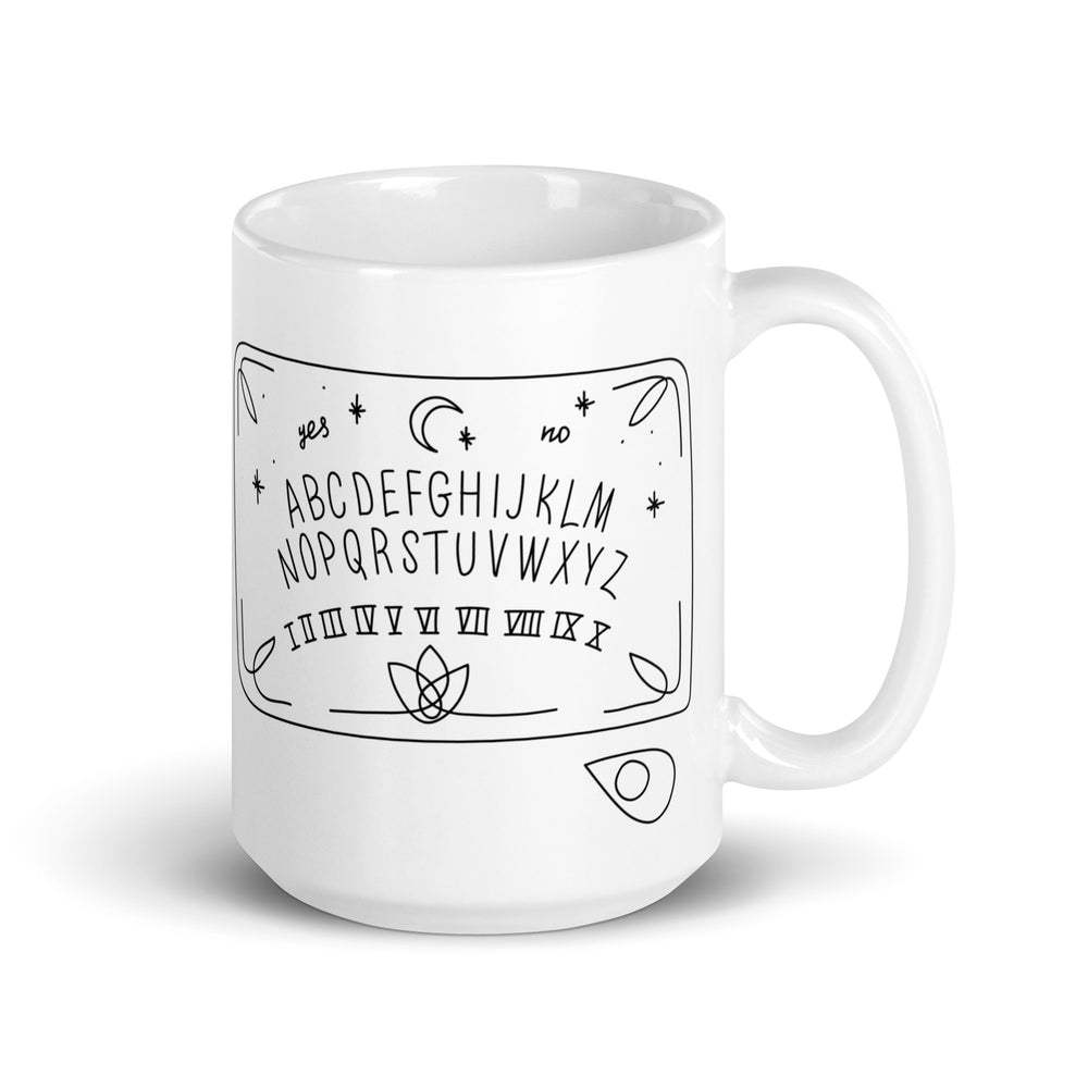 Ouija Board White Mug