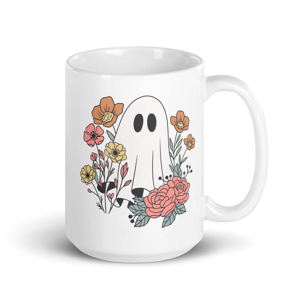 Floral Ghost Mug