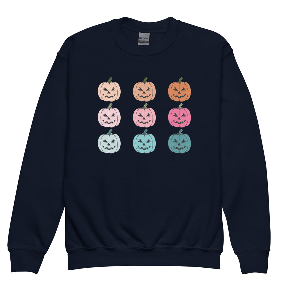 Ombre Pumpkins Youth Sweatshirt