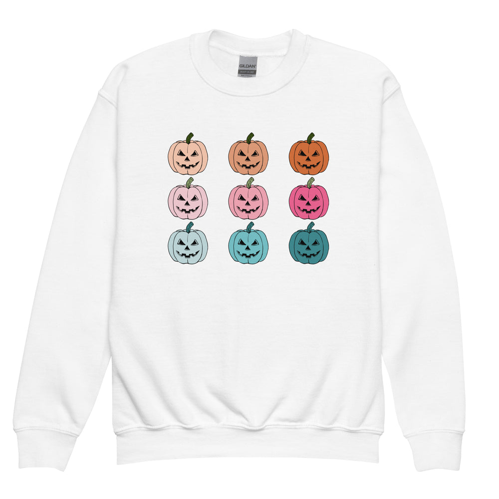 Ombre Pumpkins Youth Sweatshirt