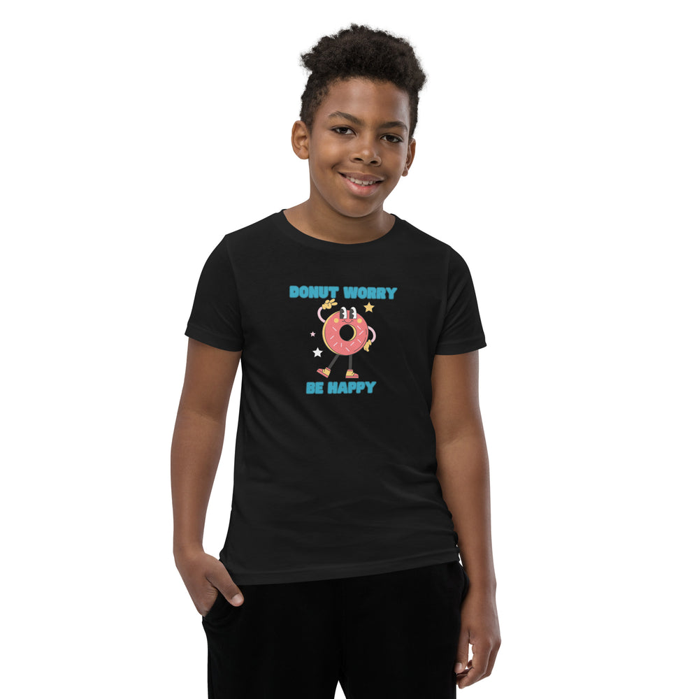 Donut Worry Youth Short Sleeve T-Shirt