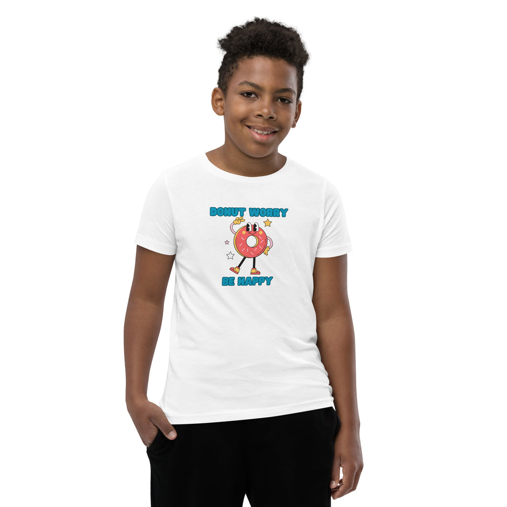 Donut Worry Youth Short Sleeve T-Shirt